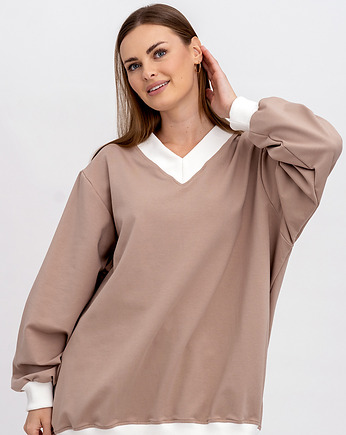 Bluza ,,COMFORT" capucino, 3 for U