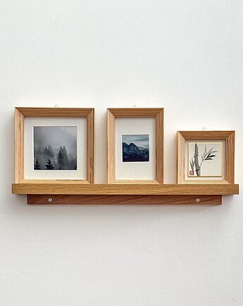Zestaw 3 drewnianych ramek  - minimalistyczne ramki na zdjęcia, LittlFrameShop