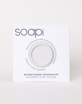 Uchwyt Magnetyczny do mydła lub szamponu Soapi Cream White, Soapi