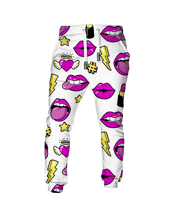 Damskie Spodnie Fullprint DR.CROW Fashion Lips, DrCrow
