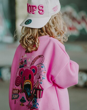 Bluza oversize Teddyland różowa, BejbiStory