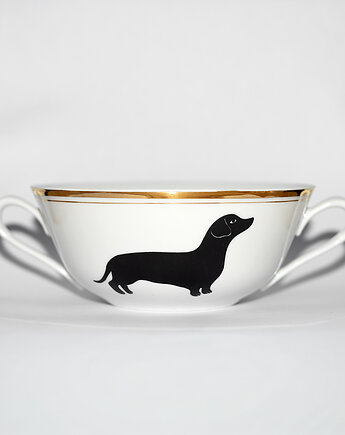 Miseczka / bulionówka z jamnikiem, EMPE artstudio