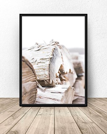 Plakat na ścianę "Bale drewna" 30x40 (300mm x 400mm), scandiposter
