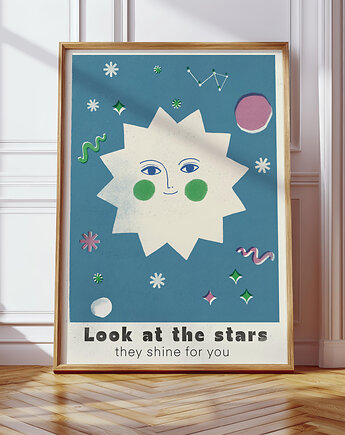 Plakat Look at the stars, MUKI design