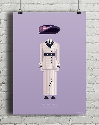 Titanic - plakat art giclee, minimalmill