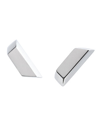 Kolczyki srebrne z kolekcji EDGY/ SILVER/mikron, Daria Siwiak Jewellery