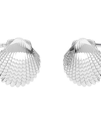 Kolczyki MUSZELKI- srebro,złoto,różowe złoto, ISSI Jewelry