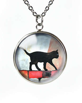 BLACK CAT naszyjnik, muamua design