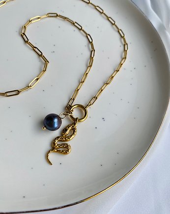 Naszyjnik ze stali chirurgicznej Snake, MaLa Jewellery