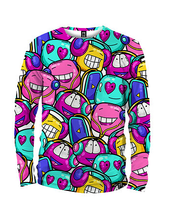Koszulka Longsleeve Męska DR.CROW Cartoon Funny, DrCrow