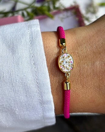 Bransoletka dzika marchew na perle, Frant Art Jewellery