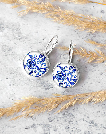 KOLCZYKI CERAMICS - UNIKATOWE zapinane na biglu, GalaVena