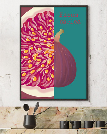 Figa - plakat 50x70 cm fine art, giclee, minimalmill