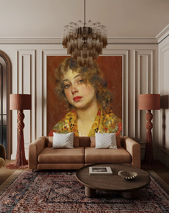 Tapeta - Cygańska dziewczyna - Eugene de Blaas -, Dekoracje PATKA Patrycja Kita