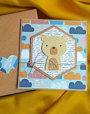 MIŚ chmurkowy : kartka na urodziny, roczek, kaktusia