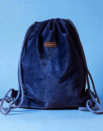 Granatowy workoplecak basic, raspberi