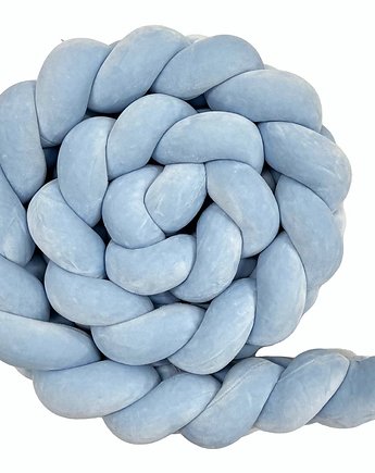 Ochraniacz warkocz welur baby blue 360cm PZ, Bajkowe Wnetrza