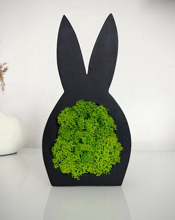 Zając z chrobotkiem/czarny, Sova manufaktura