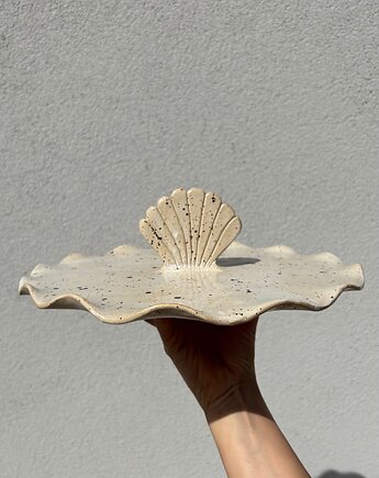 Ceramiczna Patera Handmade na Ciasta Owoce Przekąski Sushi Dalmatinian, Maison Fragile