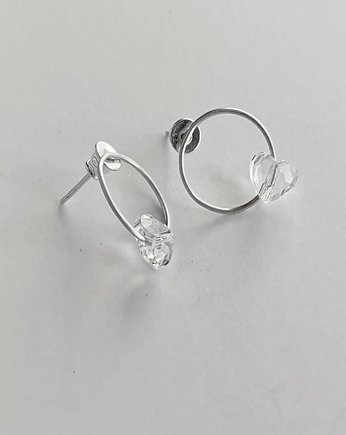 Kolczyki Swarovski SERDUSZKO, Katarzyna Kaminska ART