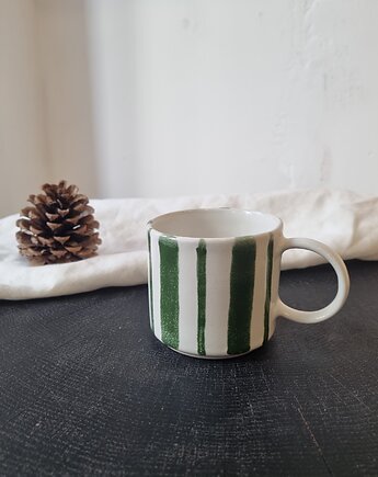 Kubek ceramiczny PASKI, krusz art