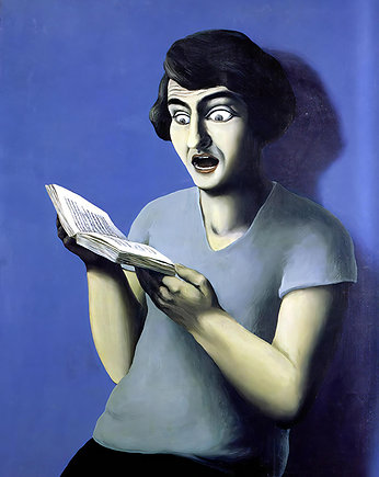 Zniewolony Czytelnik - reprodukcja obrazu - R. Magritte, OKAZJE - Prezent na Ślub