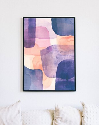 Plakat - Watercolor shapes 3, Harry Monkey