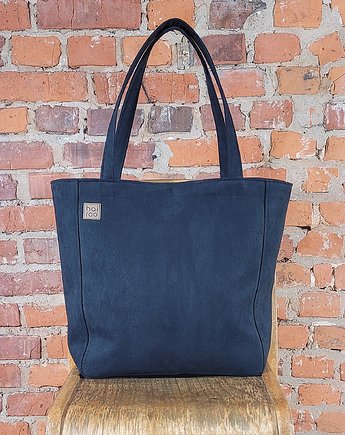 Lazy bag Bukka czarna nubuk wodoodporna, hairoo