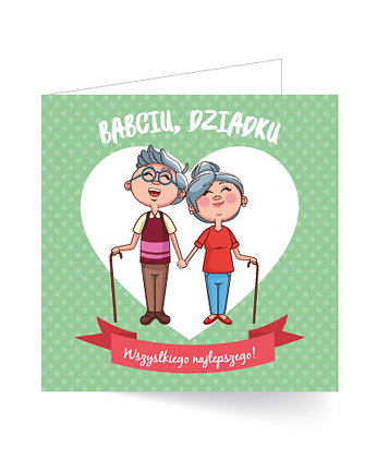 Kartka okolicznościowa Dzień Babci i Dziadka, spoko motyw