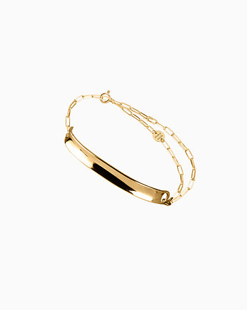 Bransoleta NOTURNO BEND  gold, maksi.miuk Jewelry