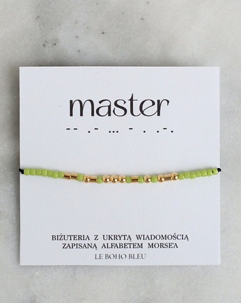 Master - Bransoletka z Alfabetem Morse'a, Le Boho Bleu