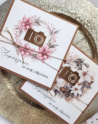 Voucher na sesję zdjęciową 5szt, Art By Heart Pracownia