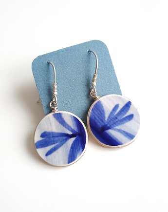 Kolczyki ceramiczne Włocławek, biżuteria z talerzy