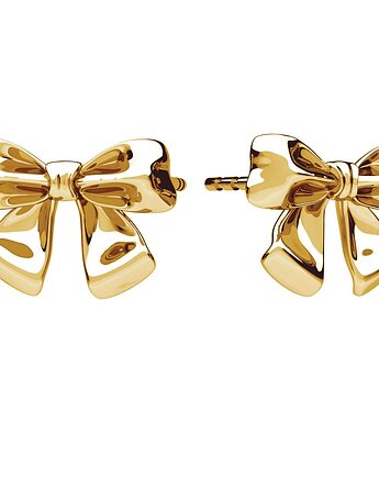 Kolczyki KOKARDY  -srebro, złoto, różowe złoto, ISSI Jewelry