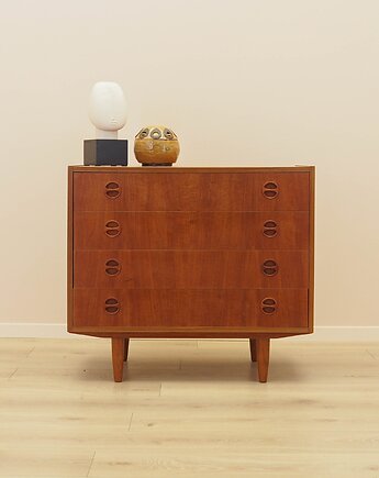 Komoda tekowa, duński design, lata 70, produkcja: Dania, Przetwory design