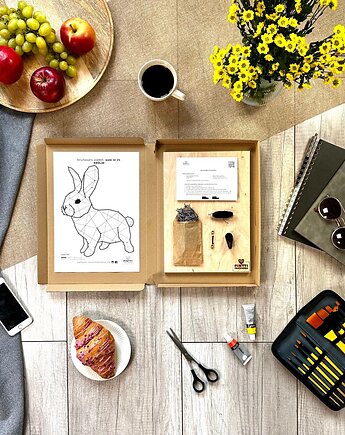 MINI String Art BOX DIY Zrób to sam, Pintti Pracownia
