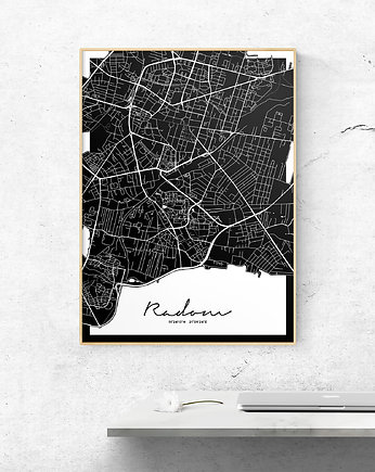 Plakat Radom mapa, Peszkowski Graphic