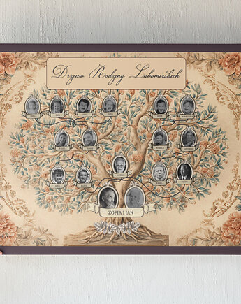 Plakat Drzewo Genealogiczne 30x40, polkastudio