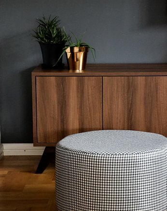Pufa okrągła pepitka, Modelina Home