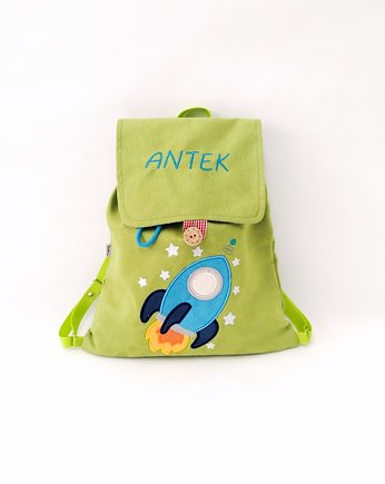 Personalizowany plecak przedszkolaka z rakietą, Enitka Sweet Baby Room