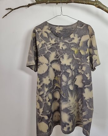 Eko t-shirt z naturalnym ekodrukiem roślinnym, HERBE DESIGN