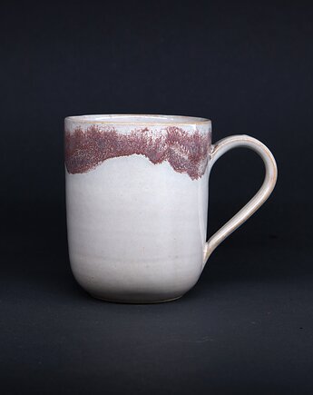 Kubek ceramiczny 270 ml biały, denko ceramika