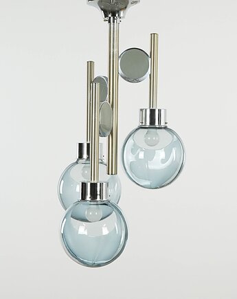 Żyrandol Space Age, szkło Murano, lata 70, produkcja: Włochy, Przetwory design