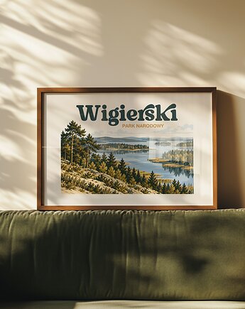 Plakat Wigierski Park Narodowy - Druk Pigmentowy, DAPIDOKA