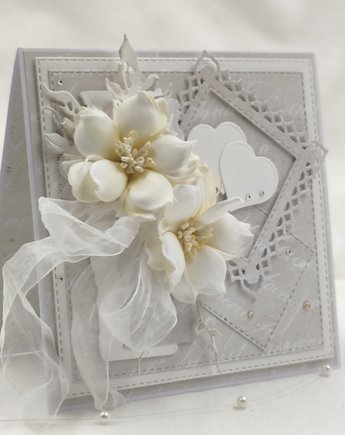 Kartka na ślub w pudełku z kopertą, RD17, Anna Art and Crafts