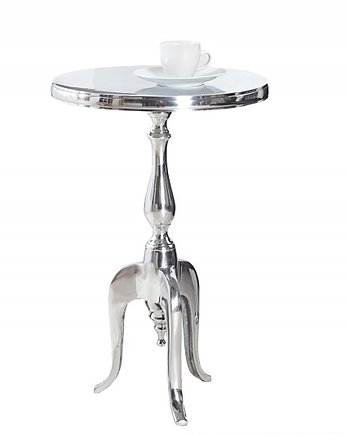 Stolik dekoracyjny srebny 35x55cm, Home Design