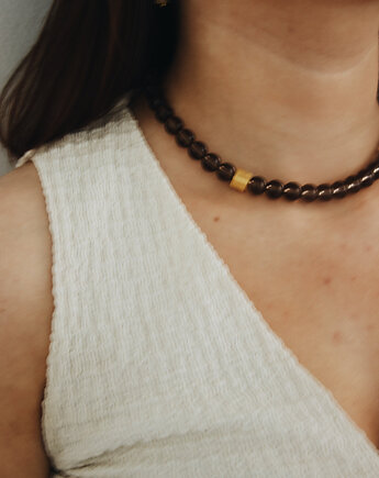 Naszyjnik Kwarc Dymny, Chmolowska Jewellery