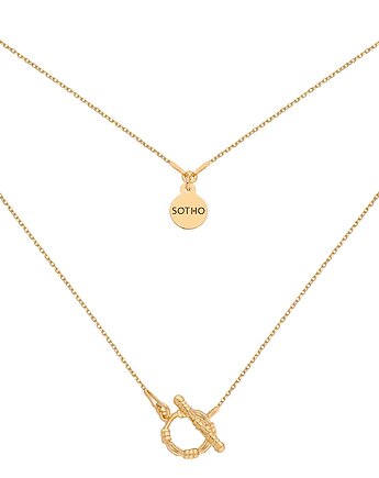 Złoty naszyjnik z ozdobnym zapięciem, SOTHO