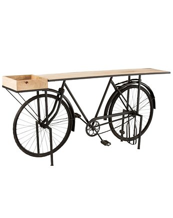 Konsola dekoracyjna Bicycle, drewno, 190 cm, Home Design