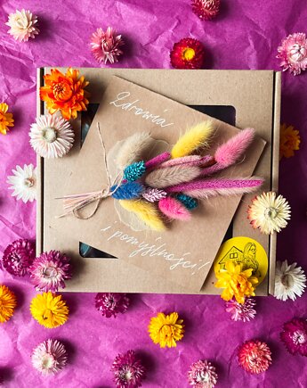 Kartka okolicznościowa urodzinowa ślubna, Suszony & Co.